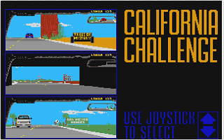 Test Drive II - California Challenge [datadisk] atari screenshot